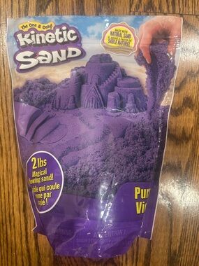 Kinetic Sand 2lb Purple Play Sand Stem Activity Bin Filler Idea